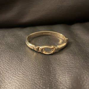 Coach hinged bracelet